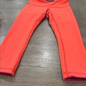 Lululemon Athletica Women's Orange Leggings